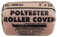 Gam RC00033 3" X 3/8" Polyester Mini Roller Cover (Pack of 24)