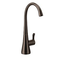 Oil rubbed bronze one-handle high arc beverage faucet