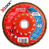 X-Lock Flap Disc, 40-Grit, 4.5-In.