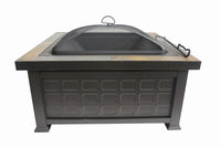 Fire Pit, Wood-Burning, Slate Top, 30-In.