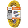 Prime Jobsite Outdoor 50 ft. L Yellow Extension Cord 14/3 SJTW