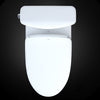 TOTO® WASHLET®+ Aquia IV® Cube Two-Piece Elongated Dual Flush 1.28 and 0.8 GPF Toilet with S500e Bidet Seat, Cotton White - MW4363046CEMFG#01