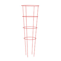 Tomato Cage, Heavy-Duty, Red, 54-In. (Pack of 15)