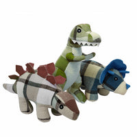 Dog Toy, Plaidosaurus, 9.5-In. (Pack of 3)