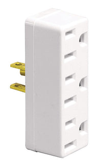 Leviton Polarized 3 outlets Outlet Adapter 1 pk