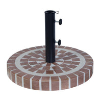 Bond  Multicolored  Cement  Umbrella Base  20 in. W x 17 in. H