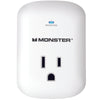 Monster Just Power It Up 0 ft. L 1 outlets Surge Protector White 1200 J