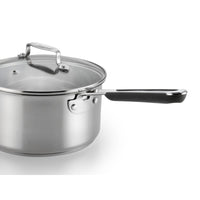 T-Fal  PerformaPro  Stainless Steel  Saucepan  3 qt. Silver (Pack of 2)