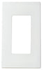 Leviton Decora Plus White 1 gang Polycarbonate Rocker Screwless Wall Plate 1 pk