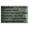 Eden Foods Organic Pumpkin Seeds - Dry Roasted - Spicy - 1 oz - Case of 12