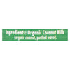 Native Forest Organic Coconut Milk - Pure and Simple - Case of 12 - 13.5 fl oz