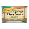 Roland Water Chestnuts - Sliced - Case of 24 - 8 oz.