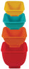 Mrs Anderson Baking 43758 Flex & Pour Silicone Measuring Cups Assorted Colors 4 Piece Set