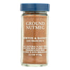 Morton and Bassett Seasoning - Nutmeg - Ground - 2.3 oz - Case of 3