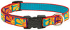 Lupine Pet Original Designs Multicolor Crazy Daisy Nylon Dog Adjustable Collar