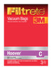 3M  Filtrete  Vacuum Bag  For attaches to vacuum 3 pk