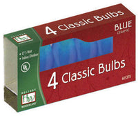 Christmas Lights Replacement Bulb, C7, Blue Ceramic, 4-Pk.