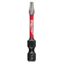 Milwaukee Shockwave Torx T15 X 2 in. L Screwdriver Bit Steel 1 pc