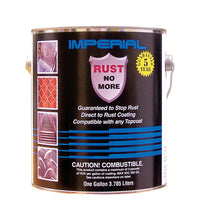 Imperial  Rust No More  Gray  Gloss  Silicone Enamel  Primer  1 gal. (Pack of 4).