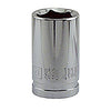 Great Neck 12 mm X 3/8 in. drive Metric 6 Point Socket 1 pc