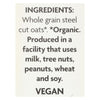 Nature's Path Oats - Organic - Steel Cut - Quick - Case of 6 - 8/1.4 oz