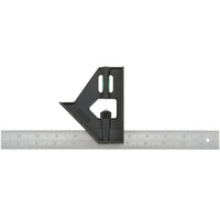 Stanley 12 in. L X 5 in. H Aluminum Adjustable English Plastic Handle Combination Square