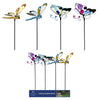 Alpine Metal Assorted 22 in. H Butterfly or Dragonfly Outdoor Garden Stake (Pack of 12)