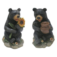 Alpine Corporation LWA112ABB 5" Bear Statuary Assorted Styles (Pack of 12)