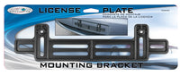 Custom Accessories Black Plastic License Plate Mounting Bracket