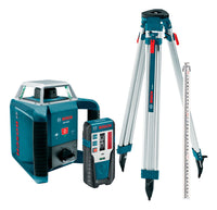 Bosch  Self Leveling Rotary Laser Kit  1300 ft. 8 pc.