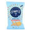 Simply7 Quinoa Curls - Farmhouse Cheddar - Case of 12 - 3.5 oz.