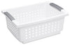 Sterilite 14.75 in. L X 10.75 in. W X 6.25 in. H White Storage Basket