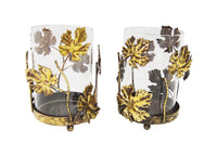 Celebrations  Harvest Fall Leaves Candleholder  Fall Decoration  6 in. H x 4-3/4 in. W 1 pk (Pack of 4)