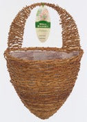 Gardman R299 Half Hive Rustic Rattan Wall Basket