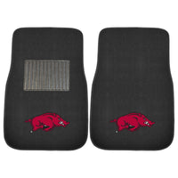 University of Arkansas Embroidered Car Mat Set - 2 Pieces