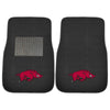 University of Arkansas Embroidered Car Mat Set - 2 Pieces