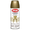 Krylon Gold Shimmer Metallic Spray Paint 12 oz (Pack of 6)