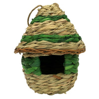 Heath Love Shack 6 in.   H X 5 in.   W X 7.25 in.   L Natural Fiber Bird House