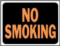 Hy-Ko English No Smoking Sign Plastic 9 in. H x 12 in. W (Pack of 10)