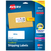 Avery 18163 18163™ White Mailing Labels 10 Sheets (Pack of 5)