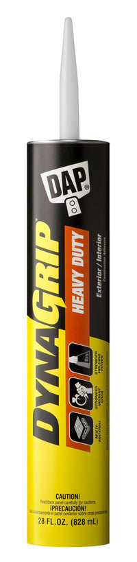 Dap 27510 28 Oz DynaGrip® Heavy Duty Exterior & Interior Construction Adhesive