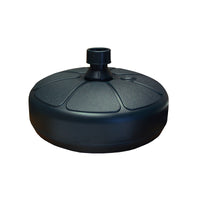 Adams Black Resin Umbrella Base 15 in.   L X 15 in.   W X 5.5 in.   H