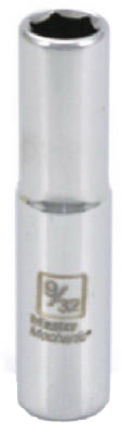 1/4-Inch Drive 9/32-Inch 6-Point Deep Socket