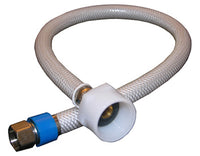 Toilet Connector, Flexible Poly, 3/8 Compression x 7/8 Ballcock x 9-In.