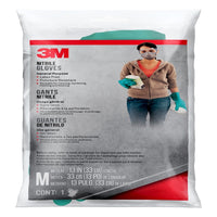 3M Nitrile Gloves M Green 1 pair