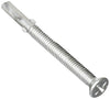 Flat-Head Self-Drilling Screws With Wing, 12-24 x 2.5-In., 1-Lb.