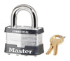 Master Lock 5KA A116 2" Laminated Steel A116 Keyed Pin Tumbler Padlock With 1" Shackle