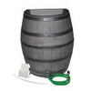 Rescue 50-Gallon Whiskey Rain Barrel with Black Bands – Gray