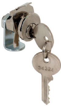 Mailbox Replacement Lock For Dura Steel With 2 Keys, Nickel Finish