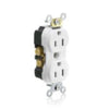 Leviton 15 amps 125 V Duplex White Outlet 5-15R 1 pk